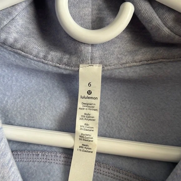 Lululemon Lavender Scuba - Picture 2 of 2